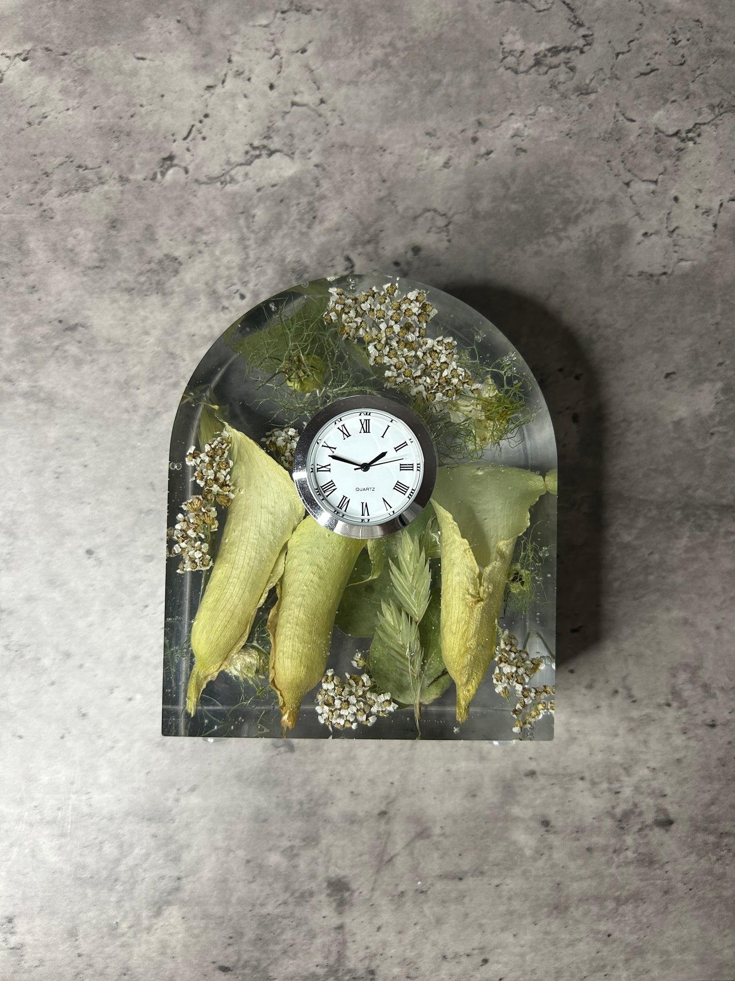 Resin Arch Clock