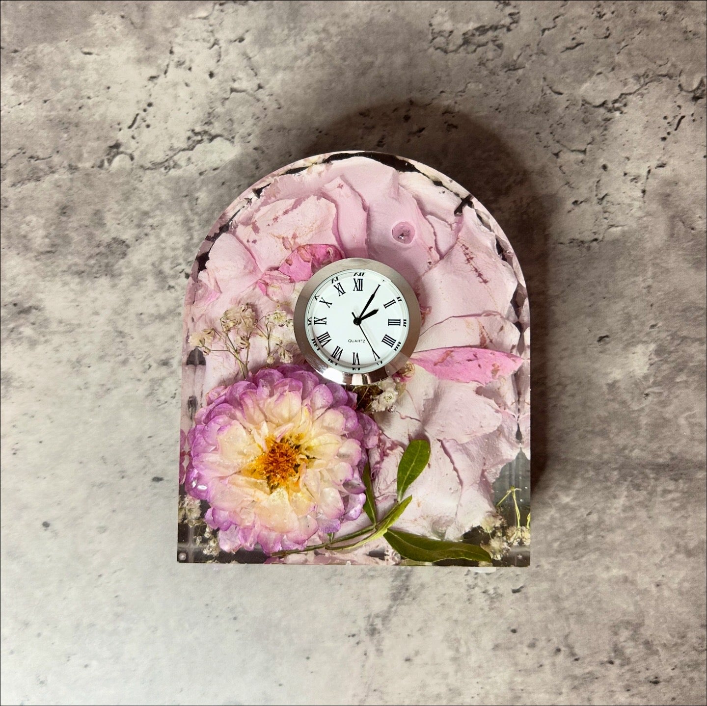 Resin Arch Clock