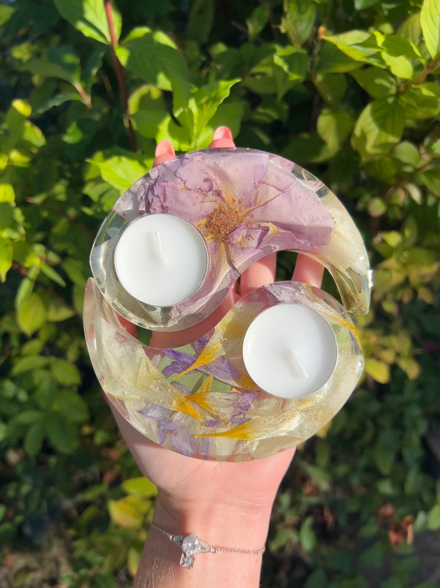 Resin Candle Holder