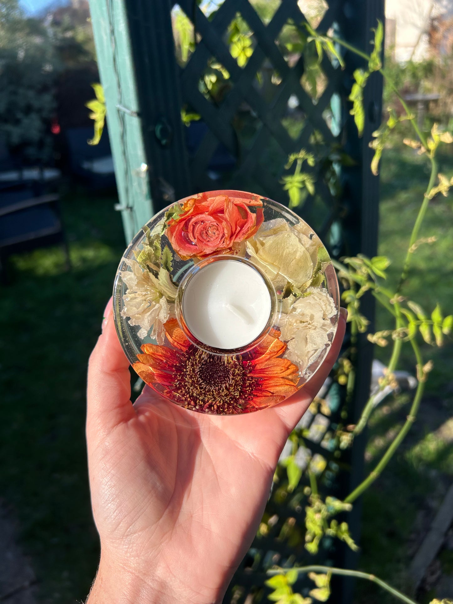 Resin Candle Holder