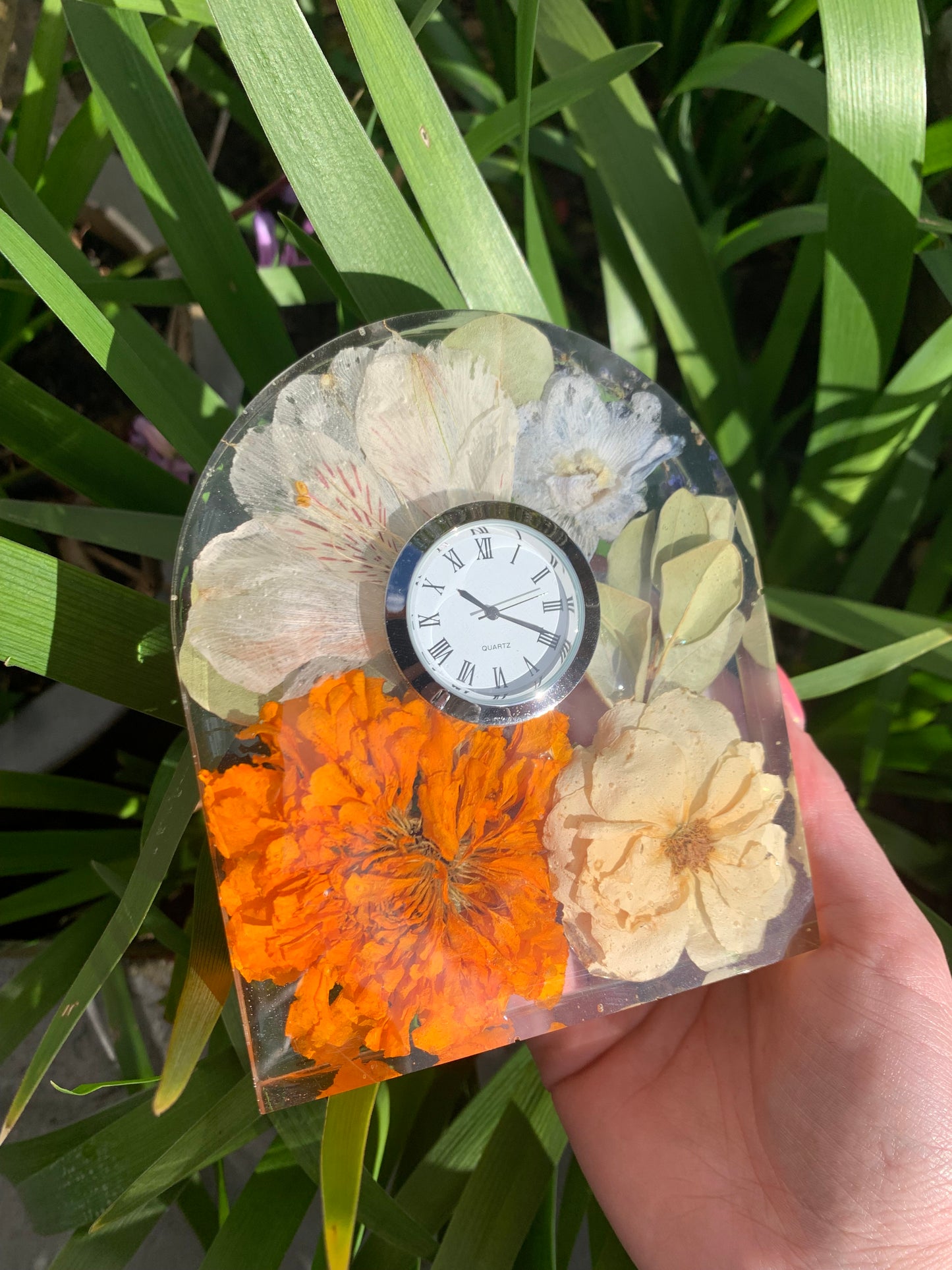 Resin Arch Clock