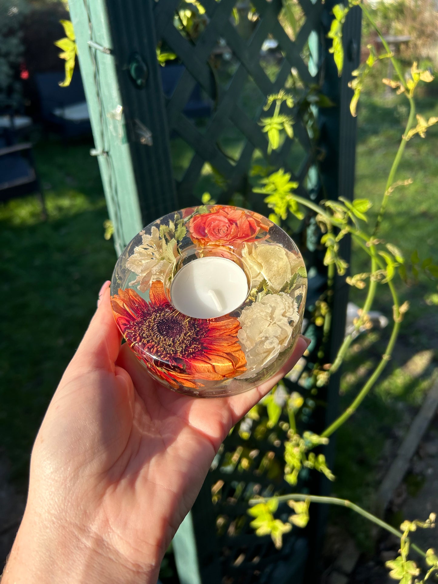 Resin Candle Holder